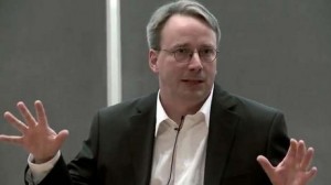 Linus Torvalds en la Universidad de Aalto, Finlandia