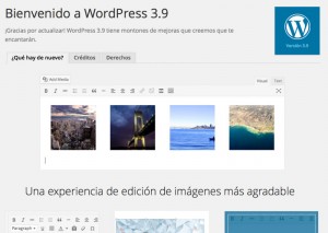 bienvenido wordpress 3.9