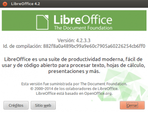 Libreoffice 4.2.3