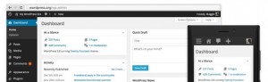 wordpress dashborad overview