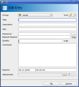 KeePassX edit_entry