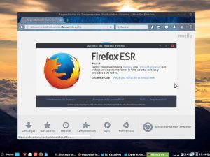 Firefox-ESR en Debian + Cinnamon