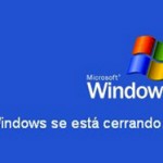 Windows XP se esta cerrando