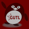 pinguino con logo de GUTL